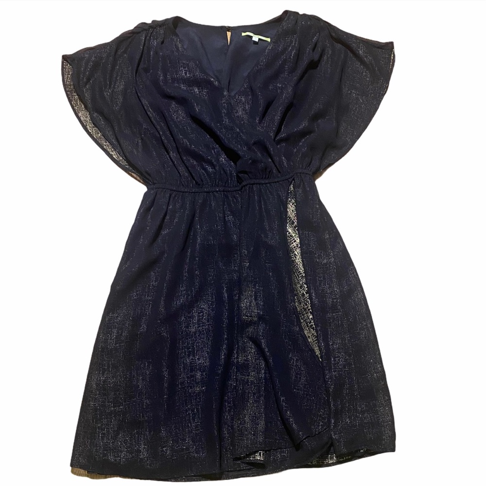GIANNI BINI shine wrap dress size medium